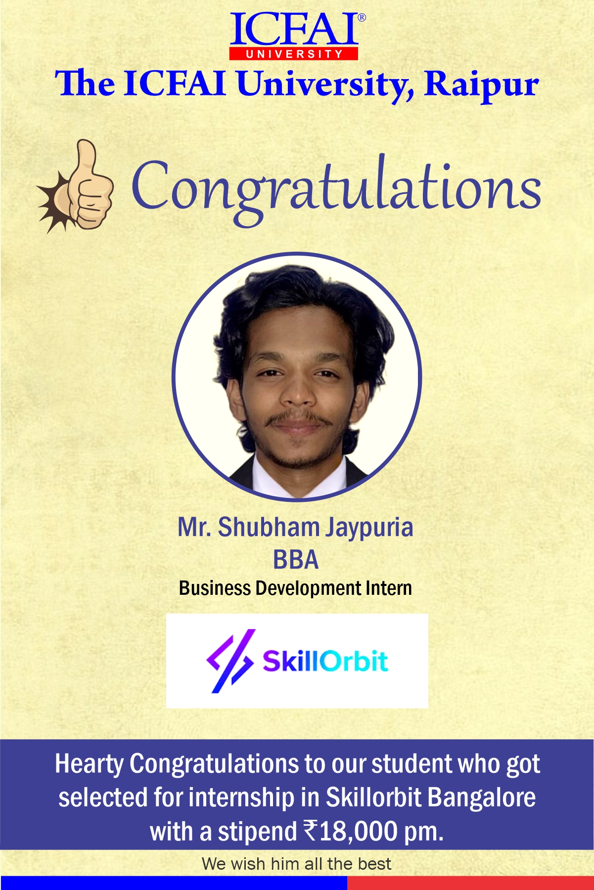 The ICFAI University Dehradun, Top listed Alumni